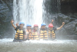 Mega rafting at ayung Bali