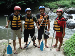 Mega rafting at ayung Bali