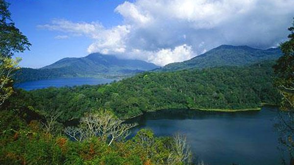 The Twin Lake in Buleleng Bali